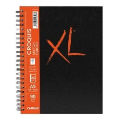 Carnet de croquis à spirales XL 90 g/m², 100 fls