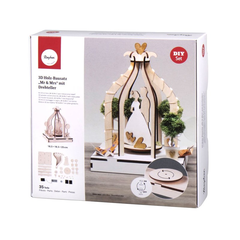 Kit en bois 3D - Mr&Mrs
