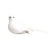Set oiseaux blancs sur pince 10x3,5x4,5 cm x2 pcs