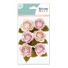Fleurs en papier x6pcs - Secret Garden
