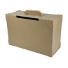 Urne Valise en papier maché - 14.5x36x23.5cm