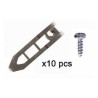 Tournettes à ressort pour châssis + vis x8 pcs