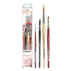 Set de 4 pinceaux aquarelle Urban Watercolor Journey by May & Berry