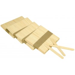Sac de bâtonnets plats en bois - 93mm x300 pcs