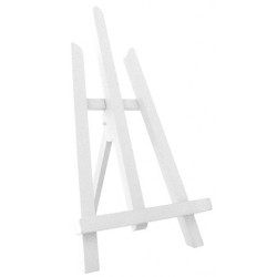 Chevalet de table Andorra blanc 
