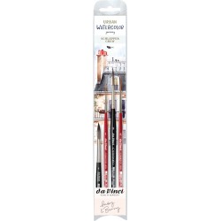 Set de 4 pinceaux Urban Watercolor Journey Schlepper Crew by May & Berry