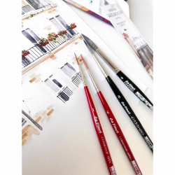 Set de 4 pinceaux Urban Watercolor Journey Schlepper Crew by May & Berry