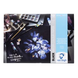 Blocs papier aquarelle noir Van Gogh 360g/m²