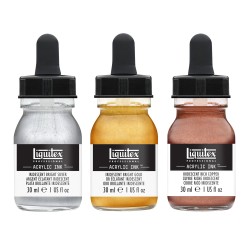 Set et coffret d'encres acryliques Liquitex Ink 30 ml