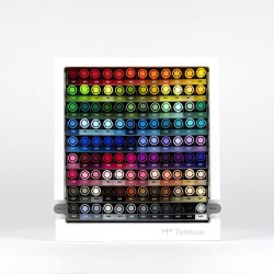 Coffret bureau de 108 feutres pinceaux double-pointes ABT