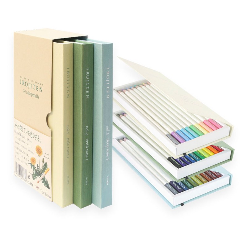 Coffret crayons de couleur Irojiten x30 pcs - Rainforest