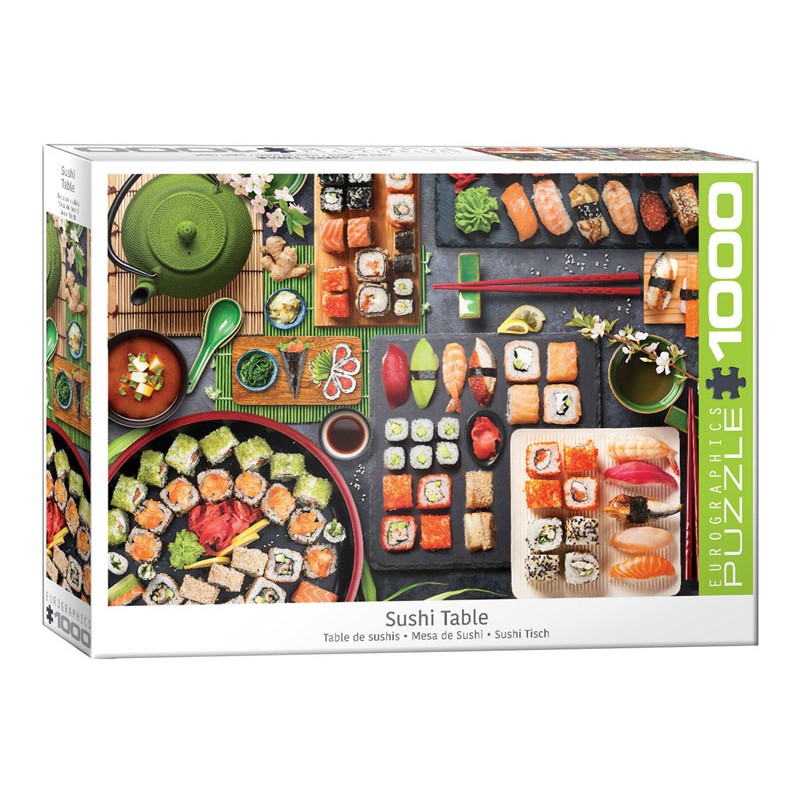 Puzzle 1000 pièces - Table de sushis