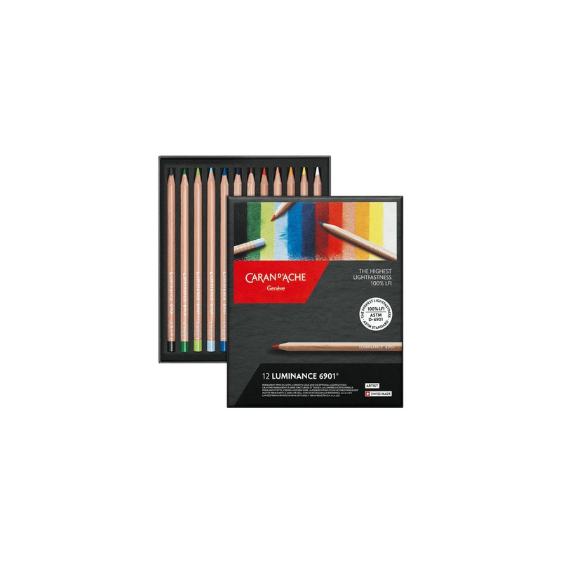Boite de crayons de couleur permanents Luminance 6901
