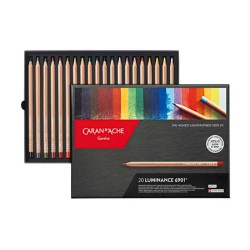 Boite de crayons de couleur permanents Luminance 6901