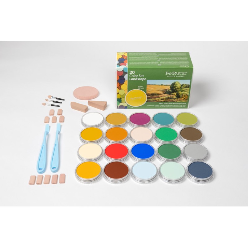Coffret de 20 PanPastel + accessoires Soft