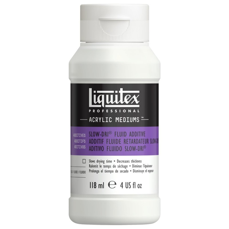 Retardateur fluide Slow-Dri Liquitex, flacon 118 ml