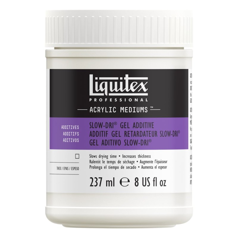 Gel retartadeur Slow Dri Liquitex, pot de 237 ml