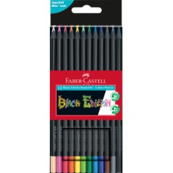 Boîte carton de crayon de couleur Black Edition