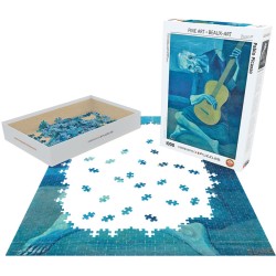 Puzzle 1000 pièces - Le vieux guitariste, de Picasso