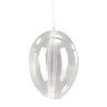 Oeuf en plastique transparent divisible, Ø10cm