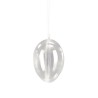 Oeuf en plastique transparent divisible, Ø6cm