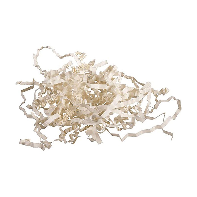 Herbe décorative en papier 50gr - Ivoire