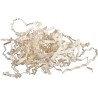 Herbe décorative en papier 50gr - Ivoire