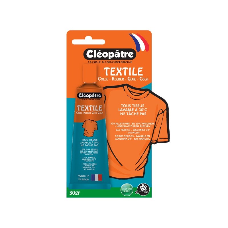Colle pour tissus Cléo'Textile