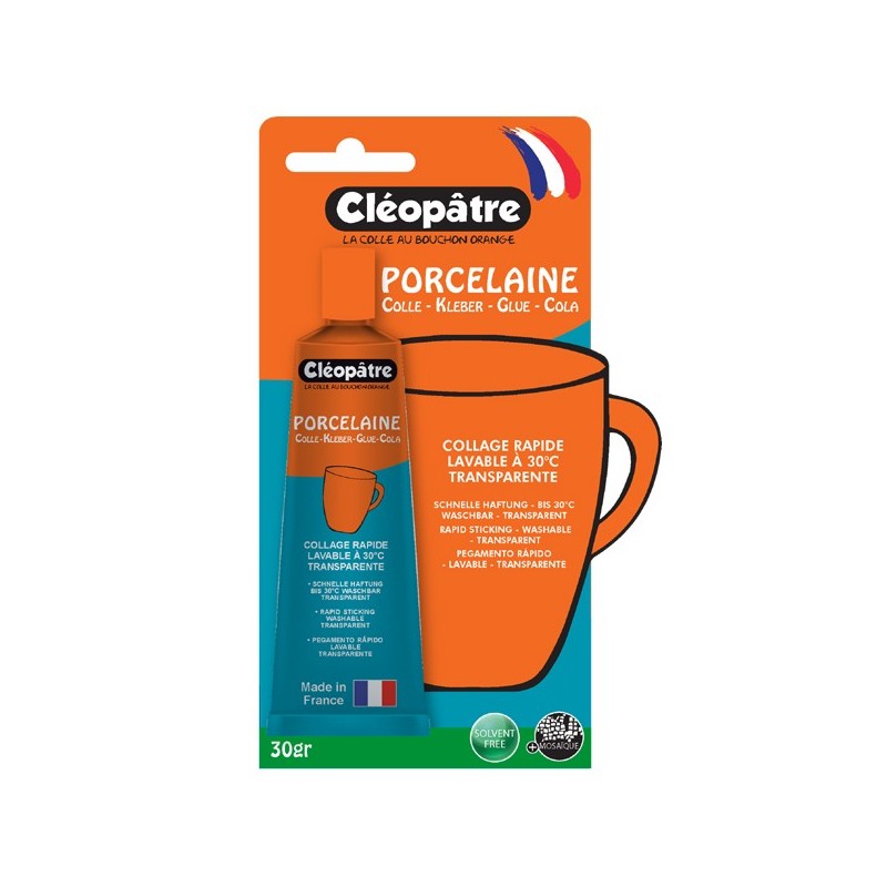 Colle pour porcelaine Cléopâtre