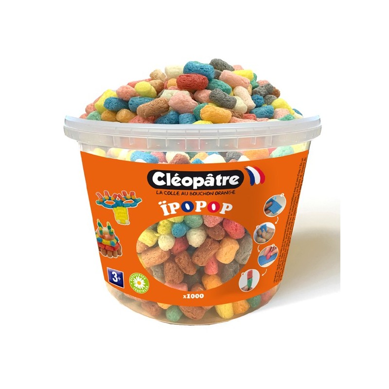 Seau de flocons de maïs IPOPOP à assembler x1000pcs