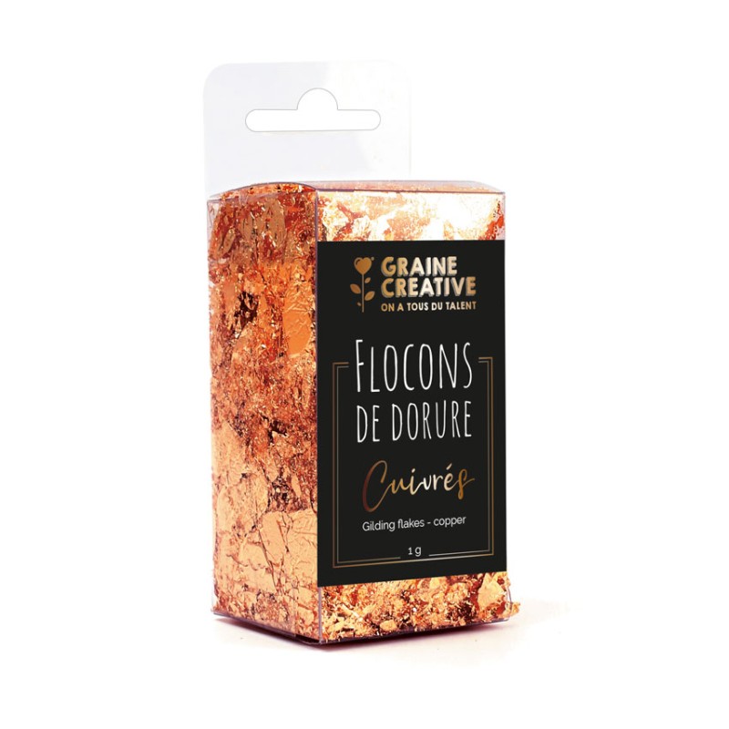 Flocons de dorure, pot de 1gr