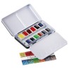 Boîte métal de 1/2 godets aquarelle extra-fine Sennelier