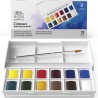 Boîte plastique aquarelle Sketcher's Cotman de 12 1/2 godets