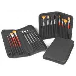 Trousse de rangement pour crayons et accessoires en nylon