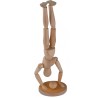 Mannequin magnétique en bois avec ballon