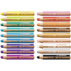 Crayon de couleur multi-talents Woody  3 en 1 Stabilo