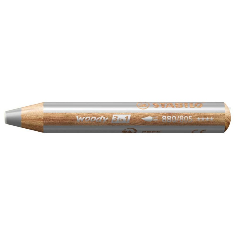 Crayon de couleur multi-talents Woody  3 en 1 Stabilo