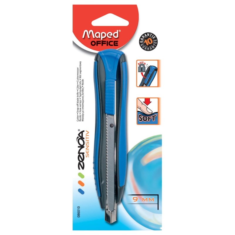 Cutter Zenoa Sensitiv 9 mm et 18 mm Maped