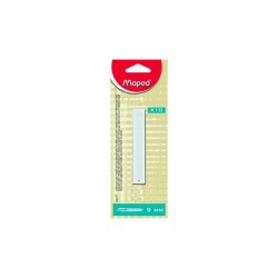 Etui de 10 lames pour cutter droit 9 mm et 18 mm Maped