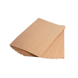 Papier kraft brun vergé 120 g/m², feuille 50x70 cm