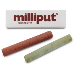 Pâte de restauration époxy modelable Milliput, boîte 2x 56 g