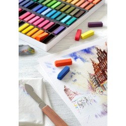 Boîte de demi-pastels tendres Goldfaber