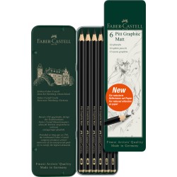 Boites métal crayons Graphite Matt Pitt