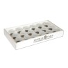 Set de 18 pots vides en plastique avec couvercle 30 ml