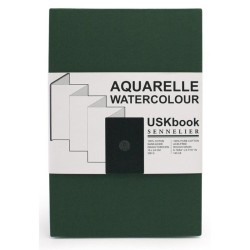 Carnet accordéon aquarelle USKbook grain torchon 300g/m²