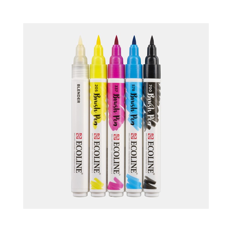 Set de feutres aquarelle Ecoline Brush Pen