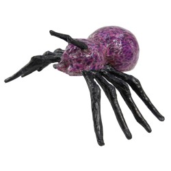 Araignée en papier maché - 16x10x7 cm