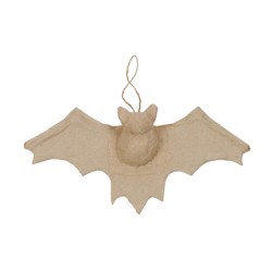 Chauve-souris en papier maché - 21x10x4 cm