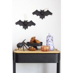 Chauve-souris en papier maché - 21x10x4 cm