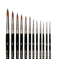 Pinceau repique en martre Kolinsky, série 8400